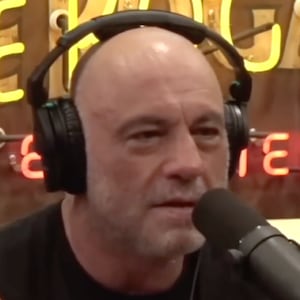 Joe Rogan and Donald Trump.