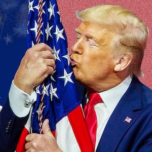 Donald Trump, gallup poll photo illustration
