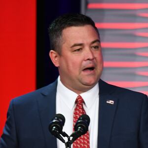 Florida GOP Chairman Christian Ziegler addresses attendees at the Republican Party of Florida Freedom Summit