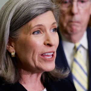 U.S. Senator Joni Ernst (R-IA) speaks during the weekly Republican press conference on Capitol Hill in Washington, U.S., June 7, 2023. REUTERS/Evelyn Hockstein