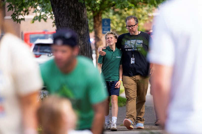 Minneapolis Mayor Jacob Frey said children were praying when shots rang out.