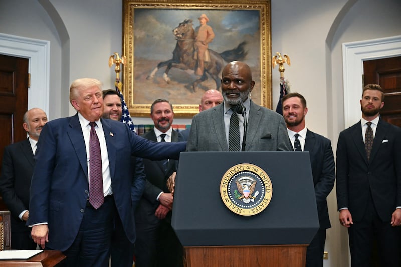 Ex-NFL star Lawrence Taylor declared his loyalty to Trump.