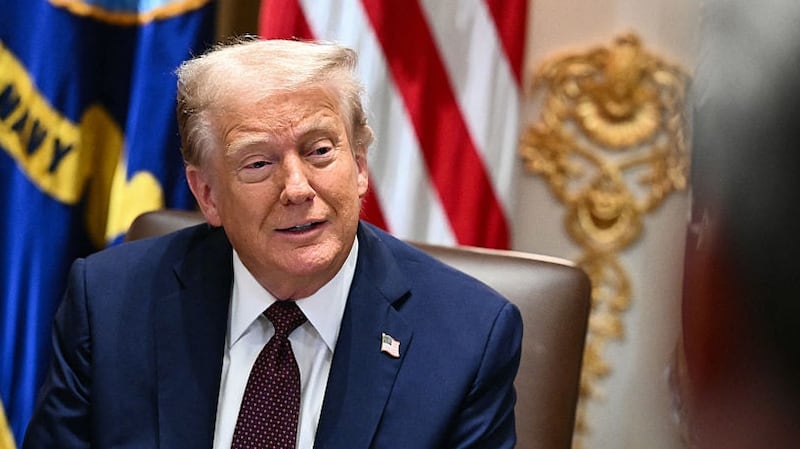 US President Donald Trump speaks during a cabinet meeting in the Cabinet Room of the White House in Washington, DC, on August 26, 2025. (Photo by Mandel NGAN / AFP) (Photo by MANDEL NGAN/AFP via Getty Images)