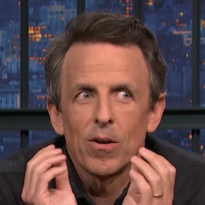 Late Night with Seth Meyers, Meyers talking about Trump's "Daddy" comments