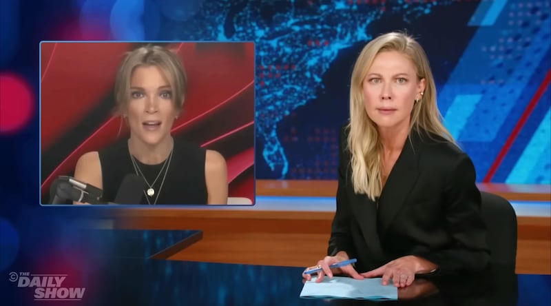 The Daily Show, Desi Lydic talking about Megyn Kelly