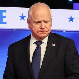 Democratic vice presidential nominee Minnesota Governor Tim Walz