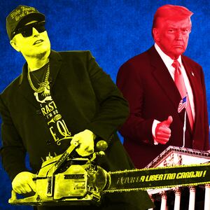 Elon Musk, Donald Trump illustrations