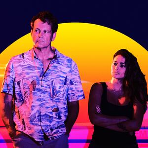 Vince Vaughn and Natalie Martinez in Bad Monkey.