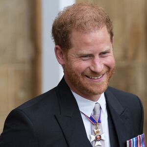 Prince Harry leaves after the Coronation of King Charles III, at Westminster Abbey, in London, Britain May 6, 2023.