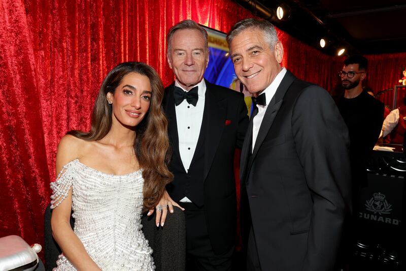 Amal Clooney ,Bryan Cranston, George Clooney