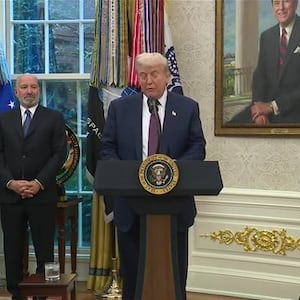 Trump, 79, Fails to Find People Standing Feet Away From Him: ‘Right Behind You’