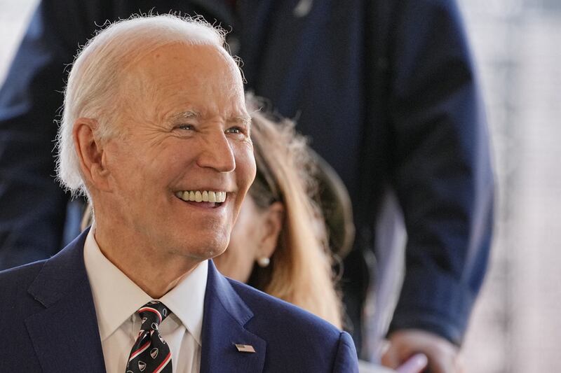 Former U.S. President Joe Biden pictured last week.