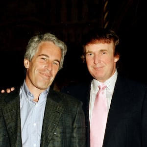 “I’ve known Jeff for 15 years. Terrific guy,” Trump told New York magazine in 2002. “He’s a lot of fun to be with. It is even said that he likes beautiful women as much as I do, and many of them are on the younger side.”