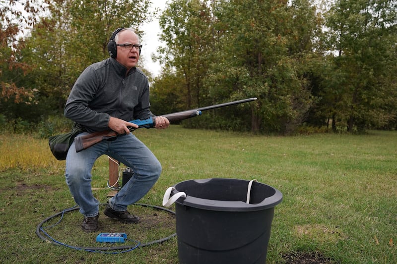 Tim Walz is also a gun owner.