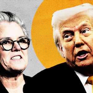 Rosie O'Donnell and Donald Trump