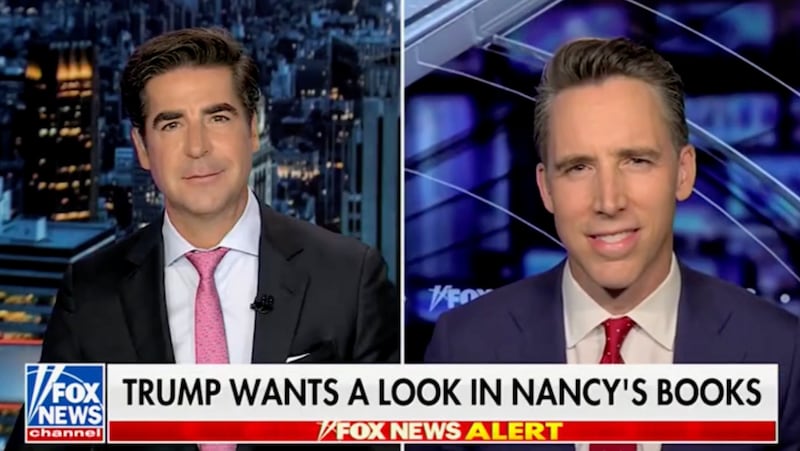 Josh Hawley on Jesse Waters Primetime on Fox.