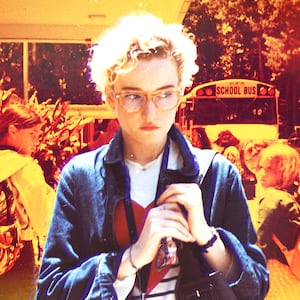 A photo illustration of Julia Garner in Weapons.