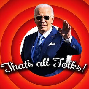 Joe Biden, Looney Tunes illustration