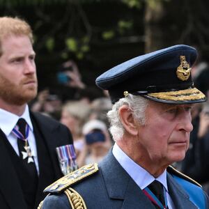 King Charles III and Prince Harry