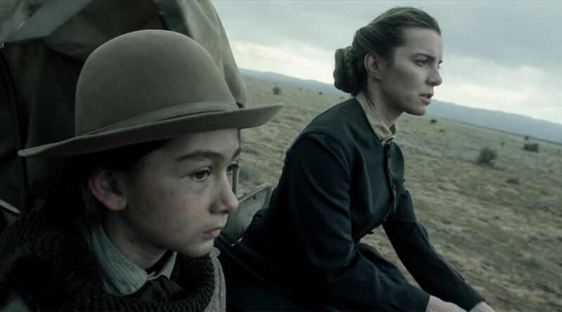 Preston Mota and Betty Gilpin.