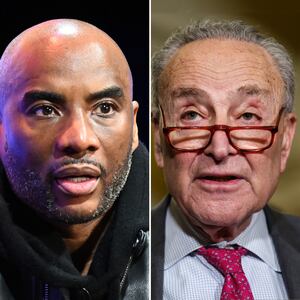 Charlemagne Tha God and Chuck Schumer