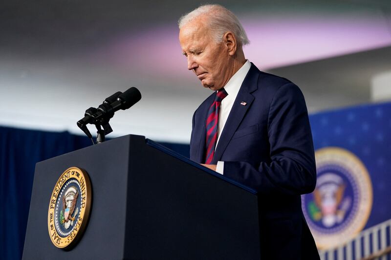 U.S. President Joe Biden delivers remarks at the International African American Museum in Charleston, South Carolina, U.S., January 19, 2025. REUTERS/Nathan Howard