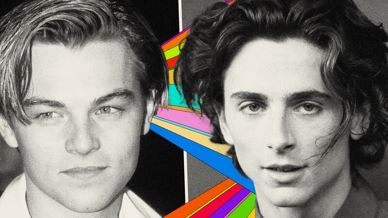 Leonardo di Caprio and Timothee Chalamet