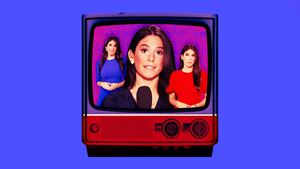 A photo illustration of Brooke Singman on Fox News