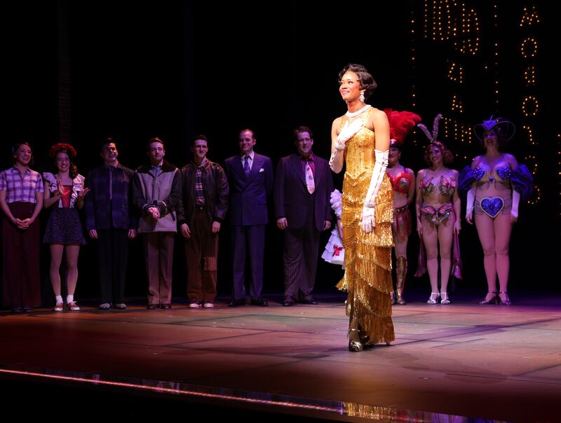 Joy Woods on opening night of 'Gypsy'