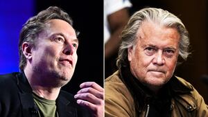 Elon Musk and Steve Bannon