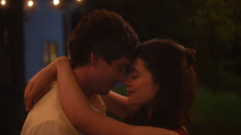 Molly Gordon and Logan Lerman