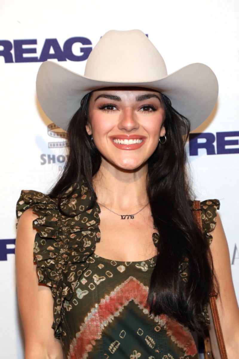 FRANKLIN, TENNESSEE - AUGUST 25: Alexis Wilkins attends the REAGAN Nashville premiere at AMC DINE-IN Thoroughbred 20 on August 25, 2024 in Franklin, Tennessee. (Photo by Danielle Del Valle/Getty Images for REAGAN Movie)