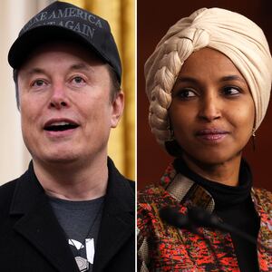 Elon Musk and Ilhan Omar