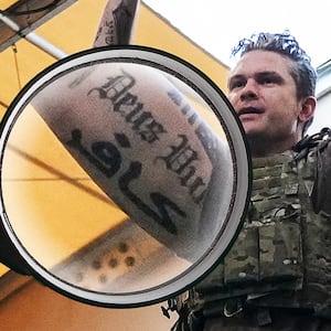 Pete Hegseth's new tattoo