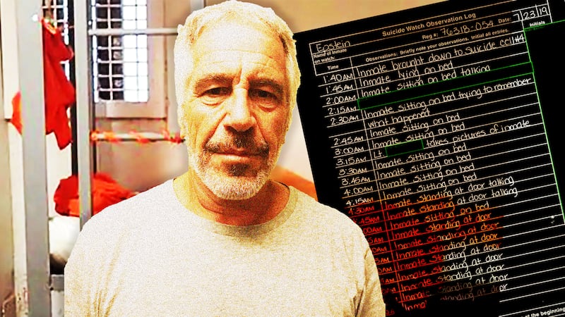 Jeffrey Epstein photo illustration