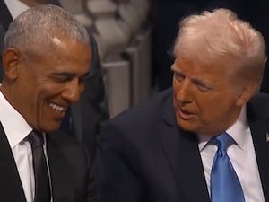 Barack Obama and Donald Trump