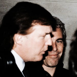 Donald Trump and Jeffrey Epstein