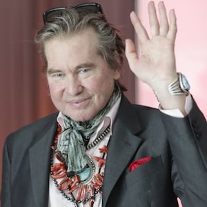 Actor Val Kilmer visits the United Nations headquarters in New York City, New York to promote the 17 Sustainable Development Goals (SDGs) initiative, July 20, 2019.