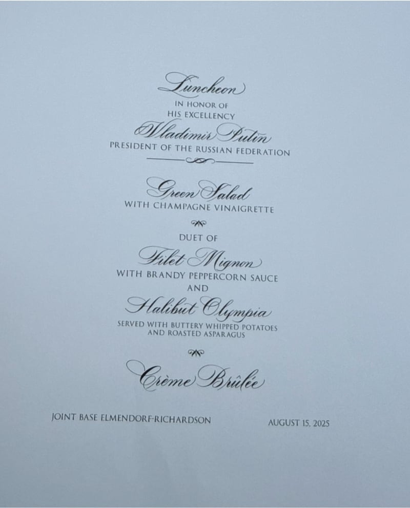 Trump-Putin Summit Document