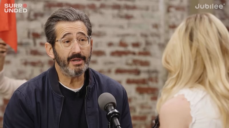 Sam Seder debates 20 Trump supporters on Jubilee's 'Surrounded.'