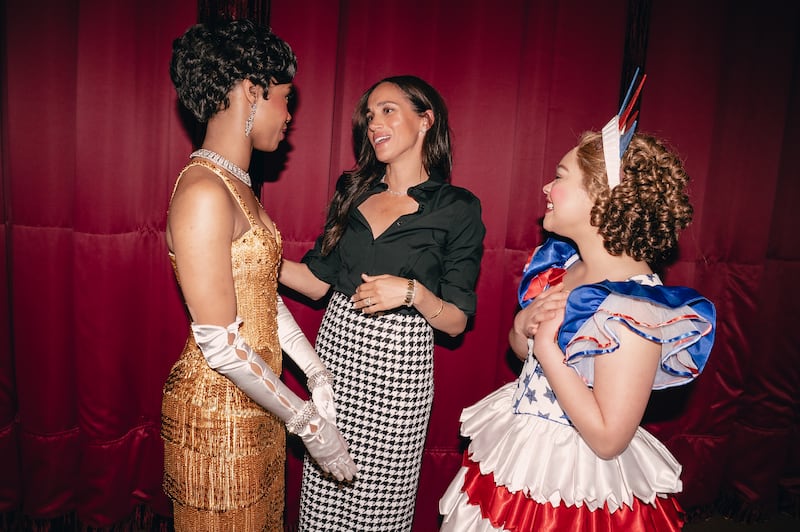 Joy Woods, Meghan Markle, and Jordan Tyson