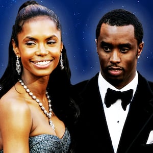Sean Combs, Kim Porter illustration