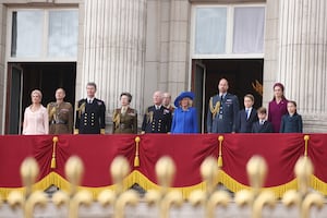 King Charles, without Prince Harry