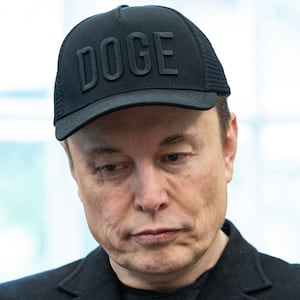 WASHINGTON, DC - MAY 30: Elon Musk, during a news conference with President Donald Trump on May 30, 2025 inside the Oval Office at the White House in Washington. (Photo by Tom Brenner For The Washington Post via Getty Images)