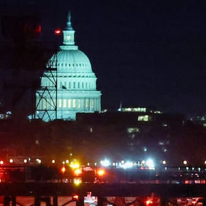 First responders near the Potomac River