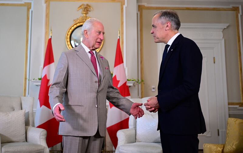 Britain's King Charles III meets with Prime Minister of Canada Mark Carney, in Ottawa, Ontario, Canada, May 26, 2025.