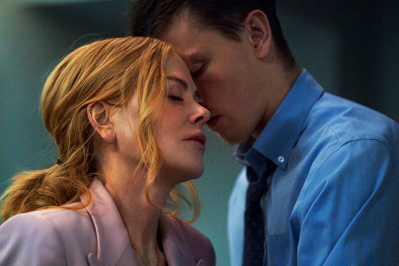 Nicole Kidman and Harris Dickinson.