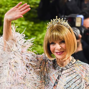 Anna Wintour attends the 2022 Met Gala celebrating "In America: An Anthology of Fashion" at The Metropolitan Museum of Art on May 02, 2022 in New York City.