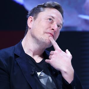 Elon Musk attends 'Exploring the New Frontiers of Innovation: Mark Read in Conversation with Elon Musk' session during the Cannes Lions International Festival Of Creativity 2024 - Day Three on June 19, 2024 in Cannes, France.