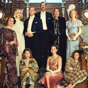 The cast of the six-part drama series "Outrageous."